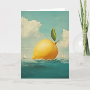 Lemon Island in Dreamy Waters Card