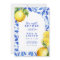 Lemon Italian Amalfi Blue Tile Rehearsal Dinner