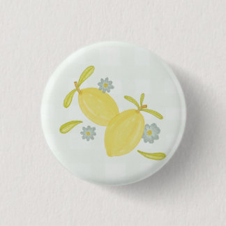 Lemon Juice 3 Cm Round Badge