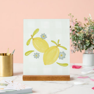 Lemon Juice Acrylic Sign