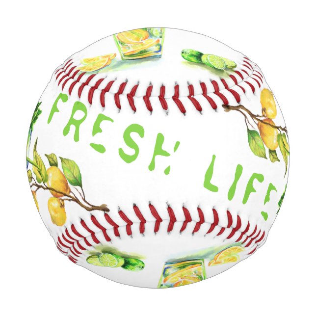  Lemon Juice Cool Drink Baseball (Back)