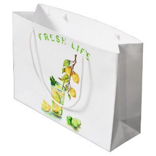 Lemon Juice Cool Drink Lemonade Gift Bag