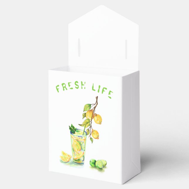 Lemon Juice Cool Drink Lemons Party Favour Box (Opened)
