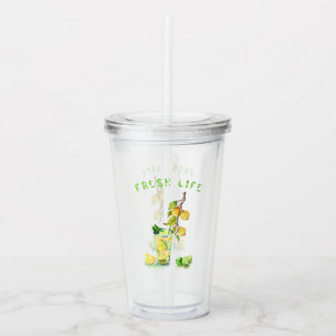 Lemon Juice Cool Drink Party Acrylic Tumbler