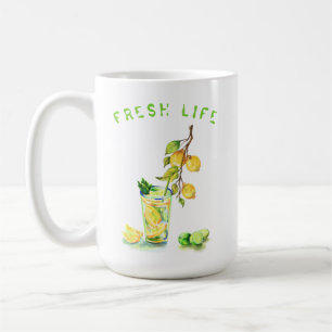 Lemon Juice Drink Lemons Mug