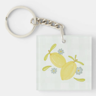 Lemon Juice Key Ring
