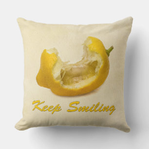 Lemon - Keep Smiling Cushion