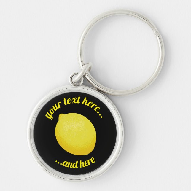 Lemon Key Ring (Front)