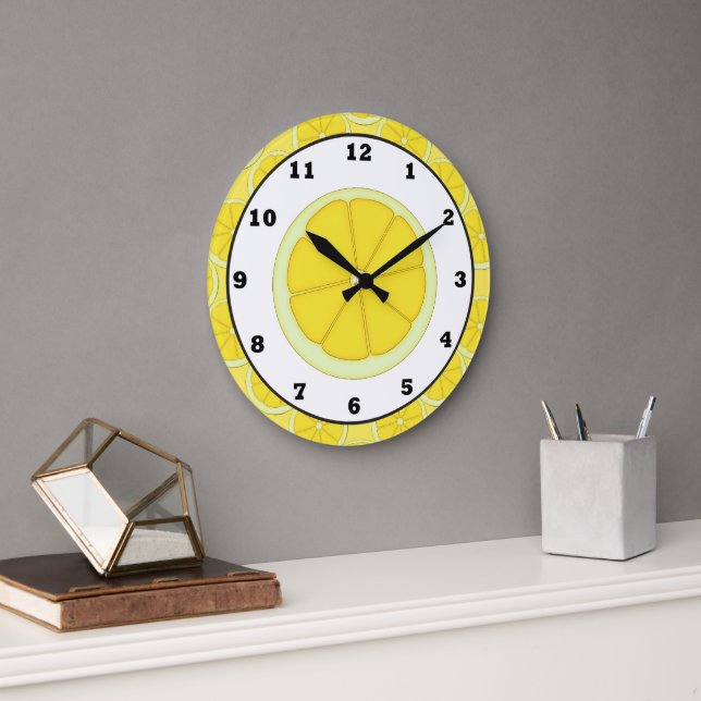 Lemon Kitchen clock (Office)