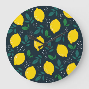 Lemon Large Clock