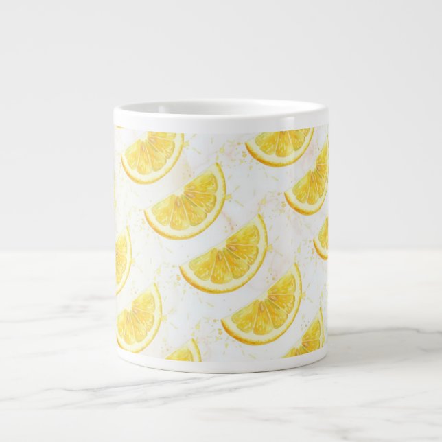 Lemon Large Coffee Mug (Front)