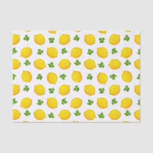 Lemon Leaf Fruit Pattern Decoupage Tissue Paper