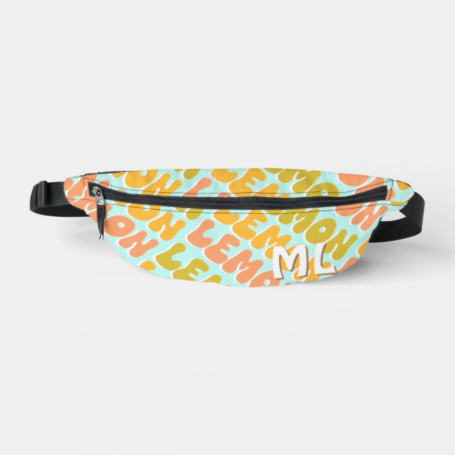 Lemon Lemon Lemon Retro Bum Bags (Front)