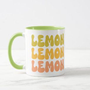 Lemon Lemon Lemon Retro  Mug