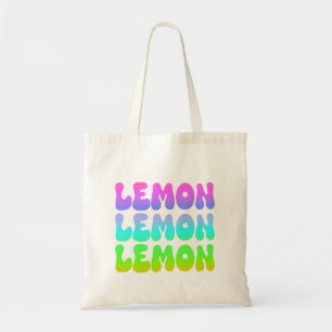Lemon Lemon Lemon Retro  Tote Bag