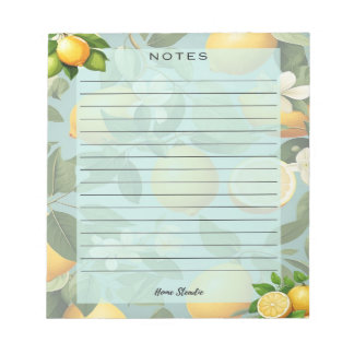 Lemon Life Notepad