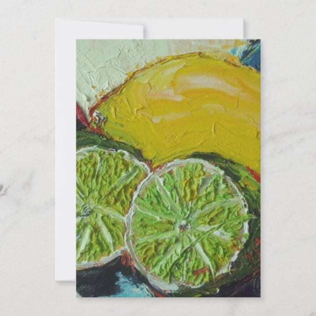 Lemon Lime Invitation (Front)