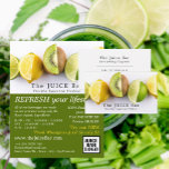 Lemon, Lime & Kiwi, Juice Bar Advertising Flyer<br><div class="desc">Lemon,  Lime & Kiwi,  Juice Bar Advertising Flyers By The Business Card Store.</div>