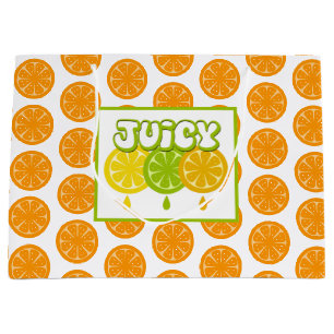 Lemon Lime Orange Fruit Gift Bag