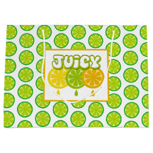 Lemon Lime Orange Fruit Gift Bag