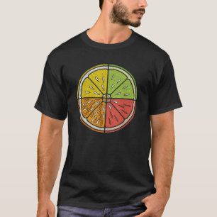 Lemon Lime Orange Grapefruit Slice Vintage Citrus T-Shirt
