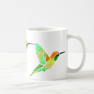 Lemon Lime Sorbet Hummingbirds Coffee Mug