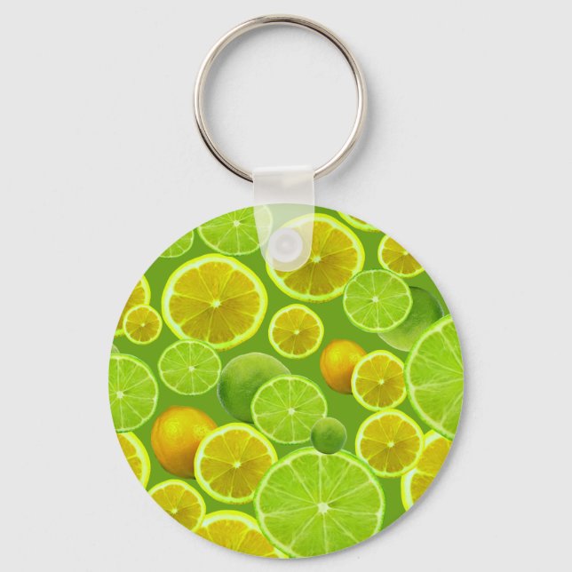 Lemon & Limes Key Ring (Front)