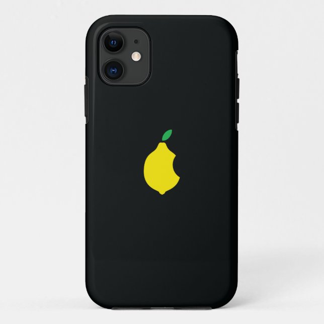 Lemon logo Custom iPhone 5 Case (Back)