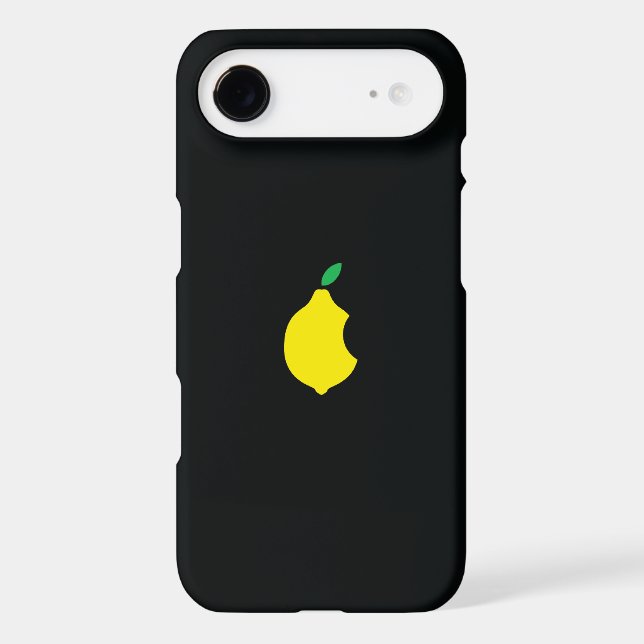 Lemon logo Custom iPhone 6 case (Back)