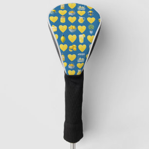 Lemon Love Pattern Golf Head Cover