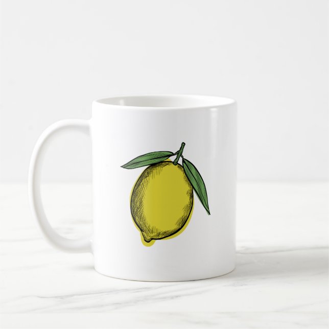 Lemon lovers coffee mug (Left)