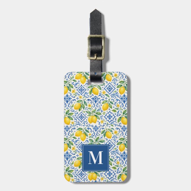 Lemon Luggage Tag (Front Vertical)