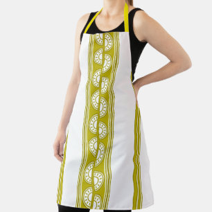Lemon Luxury Jacquard Stripes Apron