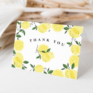 Lemon Main Squeeze Folded Thank You Card