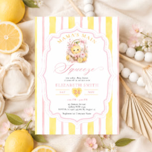 Lemon Mama's Main Squeeze Baby Shower Invitation