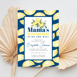 Lemon Mama's Main Squeeze Baby Shower Invitation