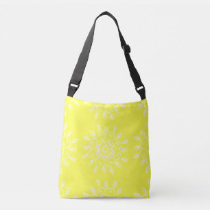 Lemon Mandala Crossbody Bag
