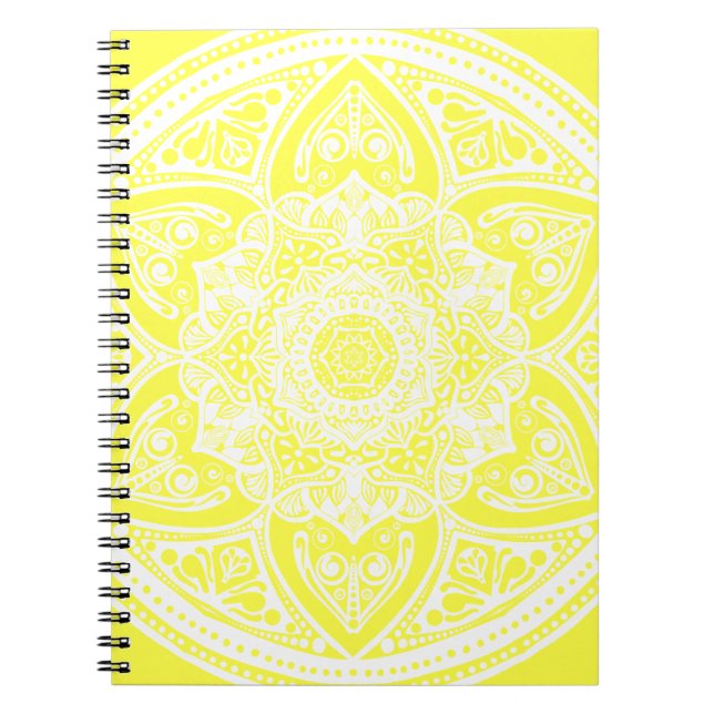 Lemon Mandala Notebook (Front)
