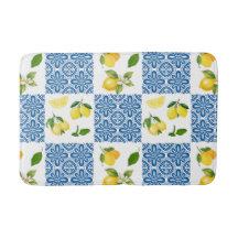 Lemon Mediterranean French Country Tile Pattern