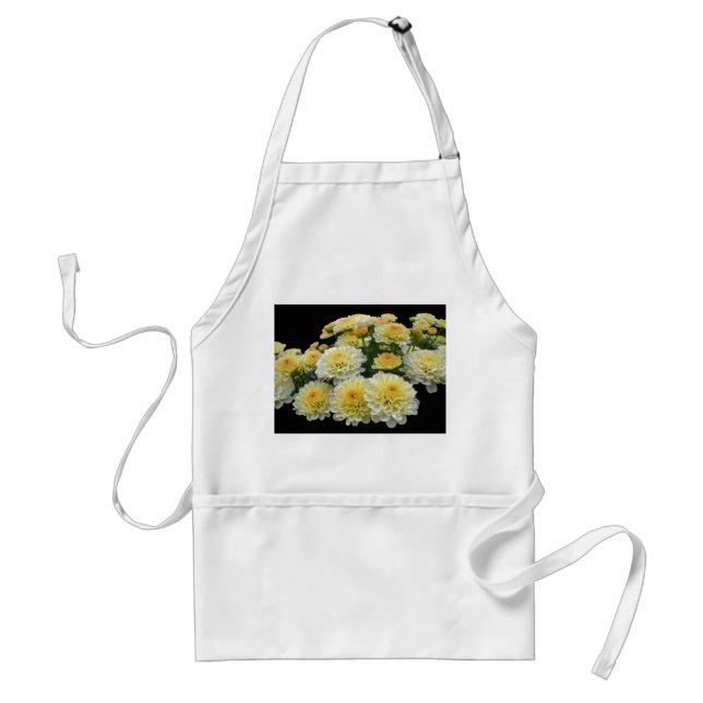 Lemon Meringue Chrysanthemums Standard Apron (Front)