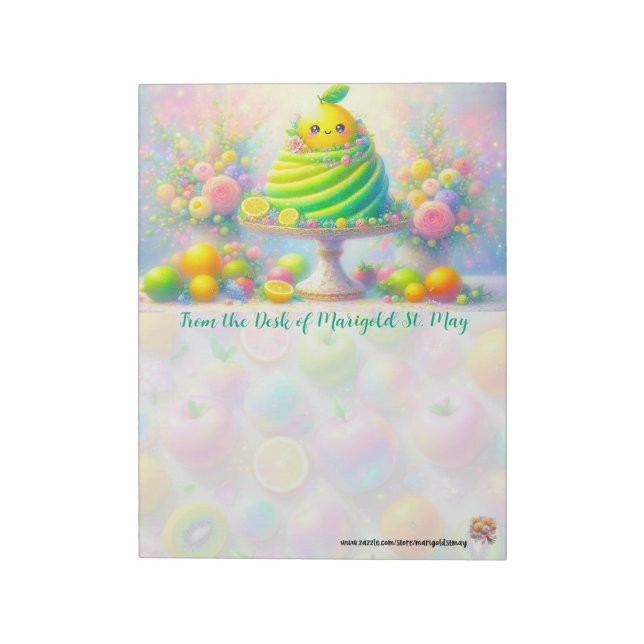 Lemon Meringue Notepad (Rotated)