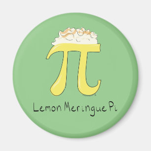 Lemon Meringue Pi Cute Math Pi Day Magnet