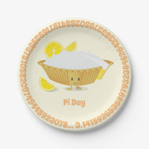 Lemon Meringue Pie Pi Day   Paper Plate