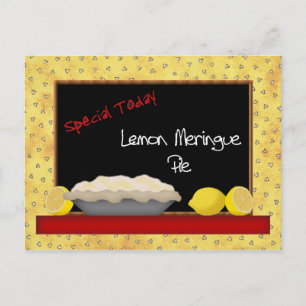 Lemon Meringue Pie Recipe Card