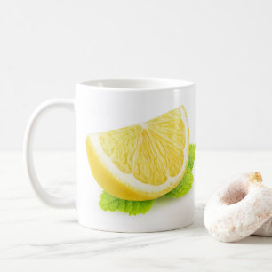Lemon & mint coffee mug