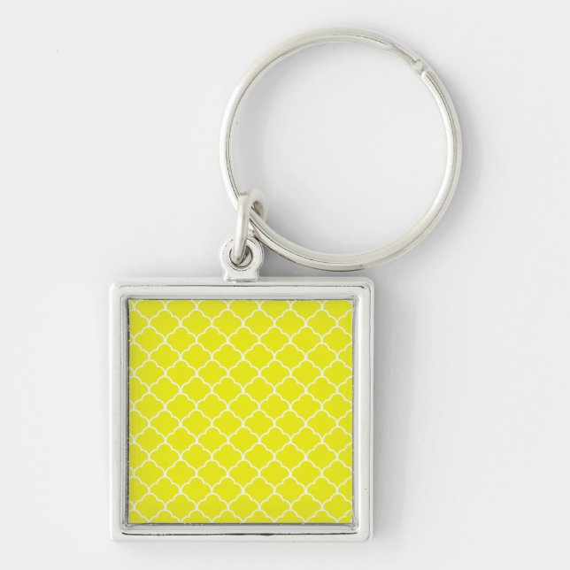 Lemon Moroccan Design @ Emporiomoffa Key Ring (Front)