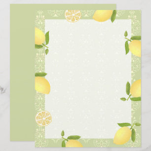 Lemon Motif  Love Green