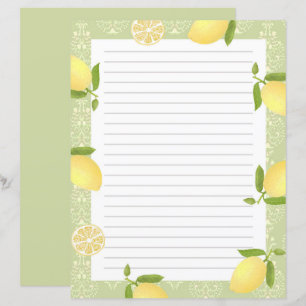 Lemon Motif  Love Green