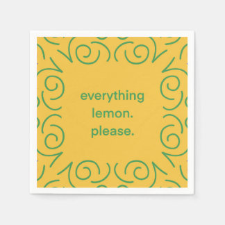 Lemon Napkins