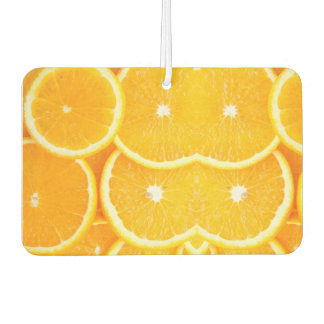 Lemon orange citrus car air freshener